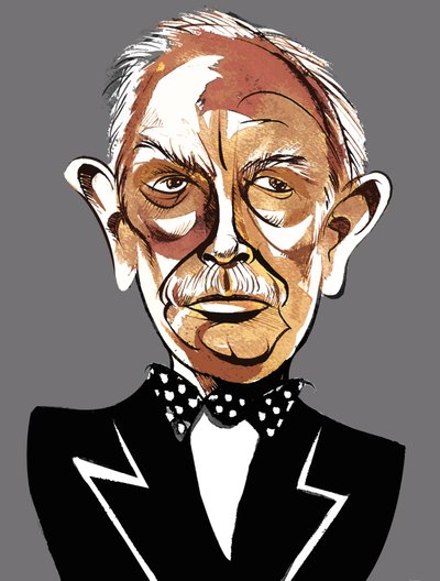 Richard Strauss - colour caricature by Neale Osborne